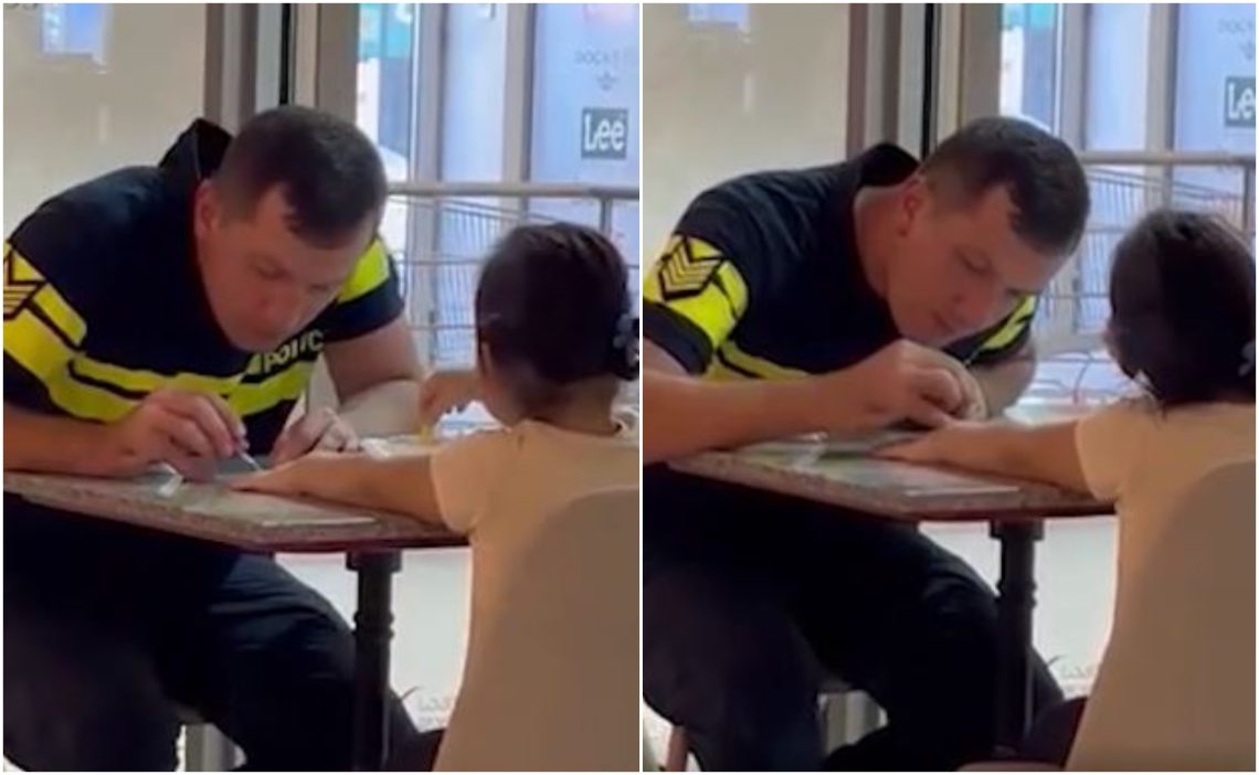 🎥 VIDEO: პოლიციელი მამისა და მისი ქალიშვილის ემოციური ვიდეო – კადრები სოციალურ ქსელს იპყრობს