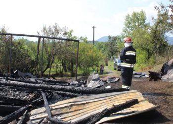 ბაღდათში საცხოვრებელი სახლი დაიწვა