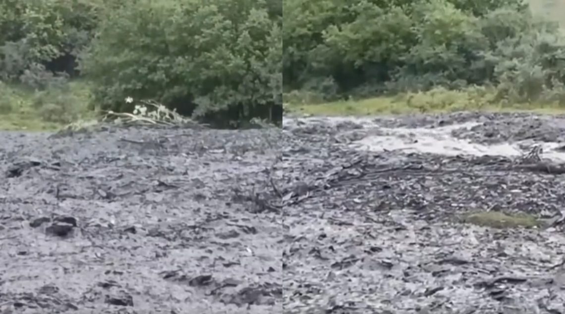 VIDEO: “ყაზბეგში მეწყერი ჩამოწვა” – რა კადრები ვრცელდება სოციალურ ქსელში