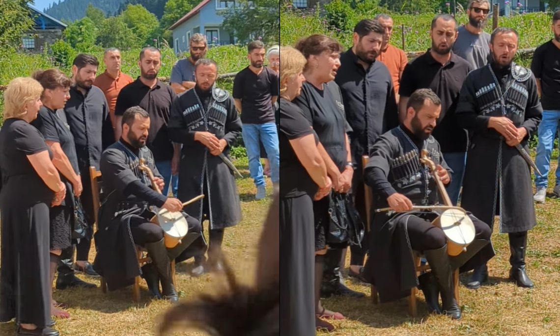 VIDEO: ასე გააცილეს უკანასკნელ გზაზე შოვში დაღუპული სოფო ბაკურაძე და გენადი სულთანიშვილი