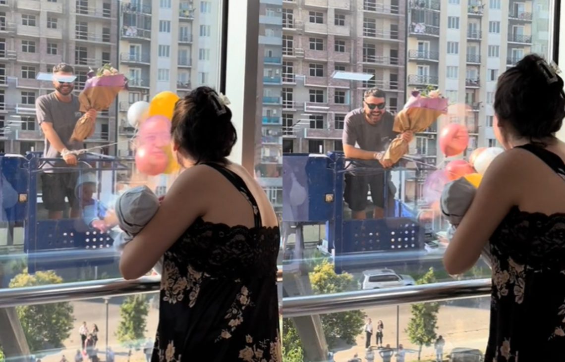 🎥 მეზღვაური მამის დაუჯერებელი სიუპრიზი ცოლს – ემოციური ვიდეო სოციალურ ქსელს იპყრობს