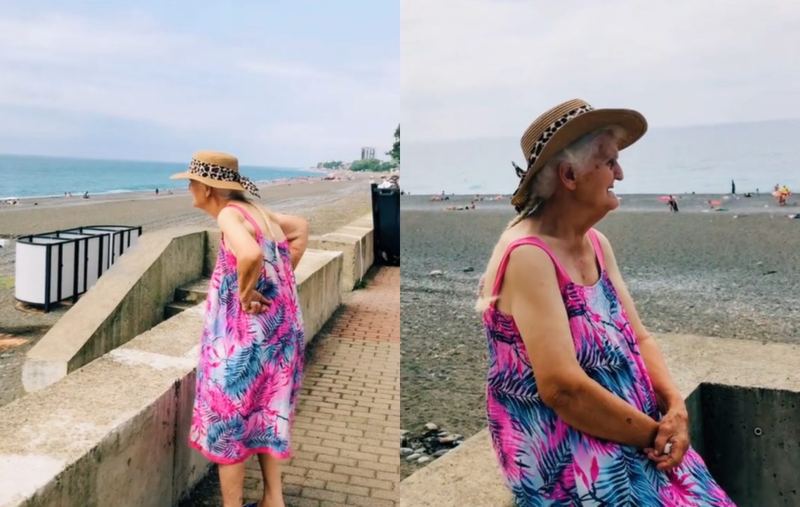 VIDEO: 83 წლის ასაკში პირველად ნახა ზღვა – ემოციური კადრები ქობულეთის სანაპიროდან