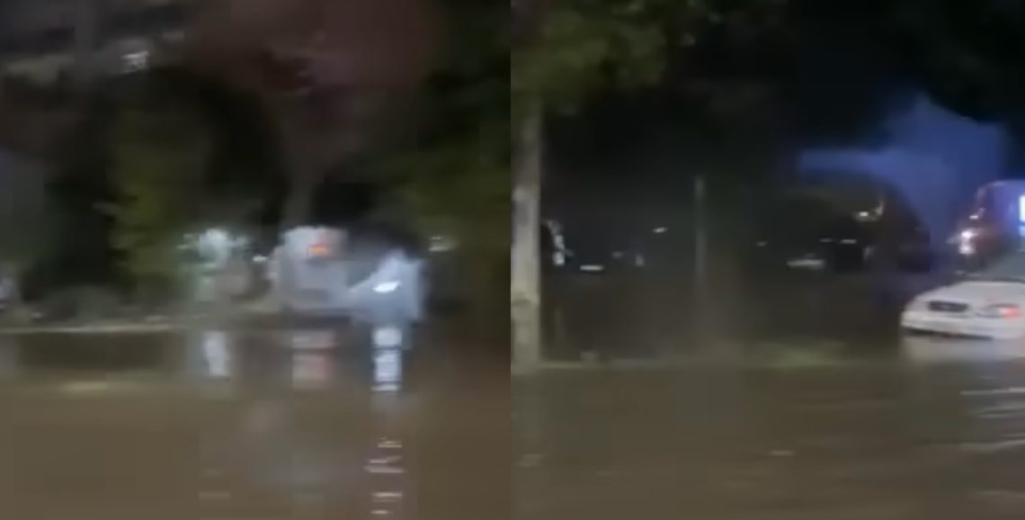 🎥უამინდობა დედაქალაქში – კახეთის გზატკეცილზე ვერ გადაადგილებიან მანქანები და საზოგადოებრივი ტრანსპორტი