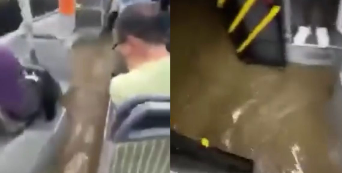 🎥დატბორილი ავტობუსი თბილისში – რა კადრები გადაიღო მგზავრმა