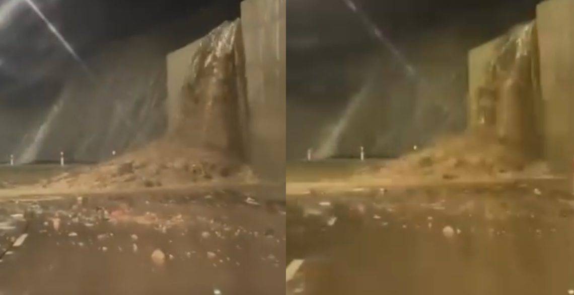 🎥ძლიერი წვიმა თბილისში – ვაშლიჯვრის გზა ჩამოიშალა