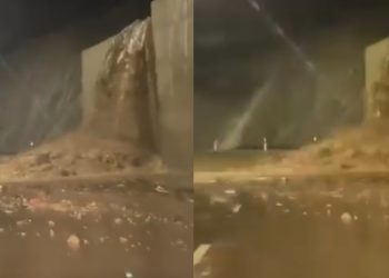 🎥ძლიერი წვიმა თბილისში – ვაშლიჯვრის გზა ჩამოიშალა