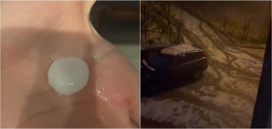 🎥”წყნეთში სეტყვამ მოთოვა..” – რა ვიდეო ვრცელდება სოციალურ ქსელში