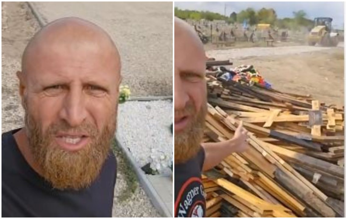 VIDEO: „რუსებმა დაღუპული ვაგნერელების სასაფლაო გააუქმეს“ – „აყრილია ჯვრები და ამოღებულია გვირგვინები“