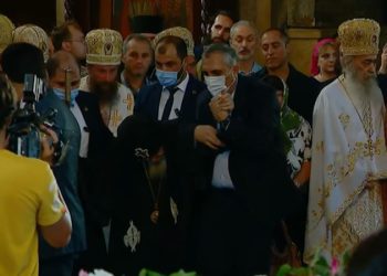დიდხნიანი პაუზის შემდეგ, პატრიარქი სიონის ტაძარში გამოჩნდა
