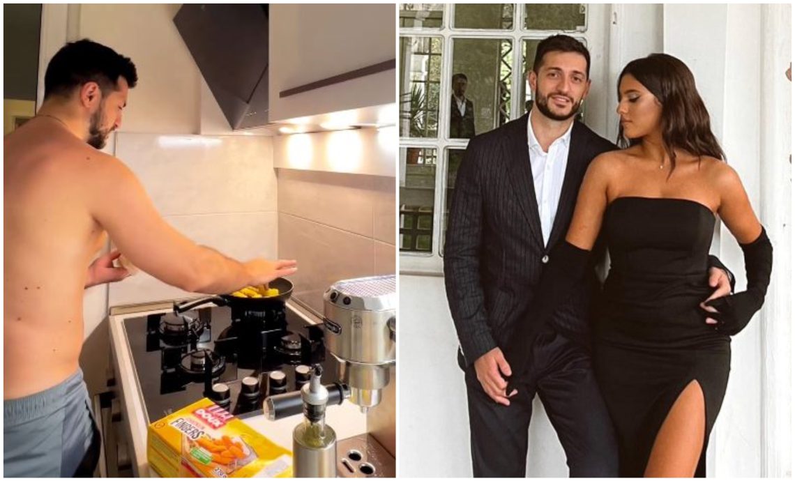 VIDEO: “მთავარია, ამ პროცესმა მშვიდობით ჩაიაროს” – რუსკა ქარქაშაძე ქმარს საჭმლის კეთებას ასწავლის