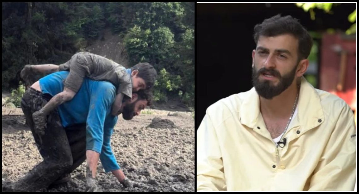 “ზურგზე ბავშვით, როცა ჯერ კიდევ ნახევარი გზა ჰქონდათ გავლილი…” – დავით ჯელაძის გადაადგილების კადრები შოვიდან