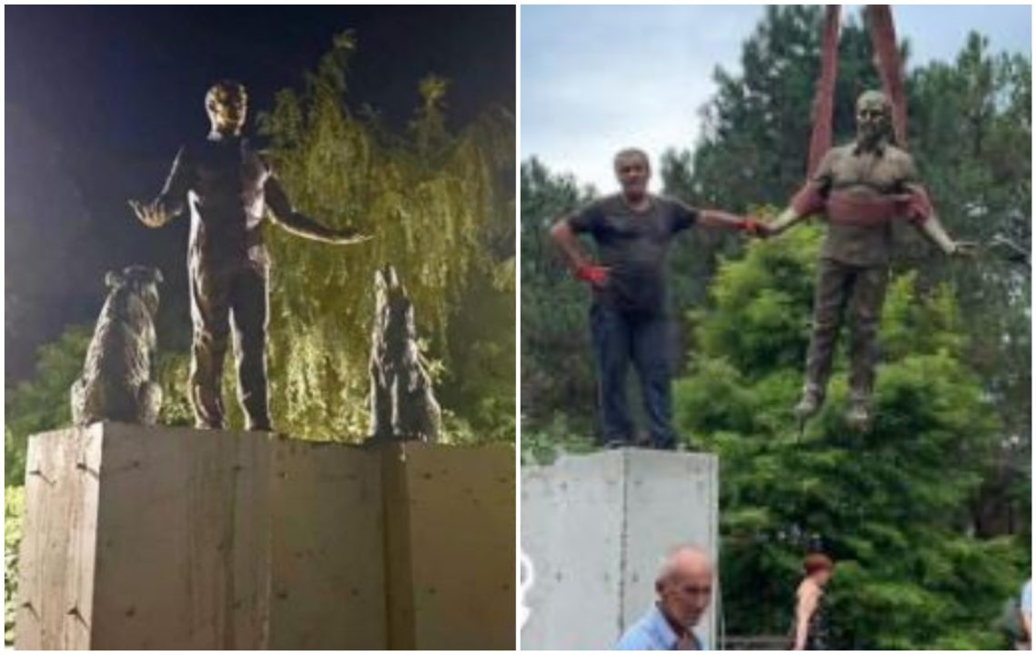 ქობულეთში ძეგლი დაუდგეს კაცს, რომელმაც ძაღლების გადასარჩენად თავი გაწირა