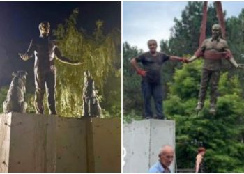 ქობულეთში ძეგლი დაუდგეს კაცს, რომელმაც ძაღლების გადასარჩენად თავი გაწირა