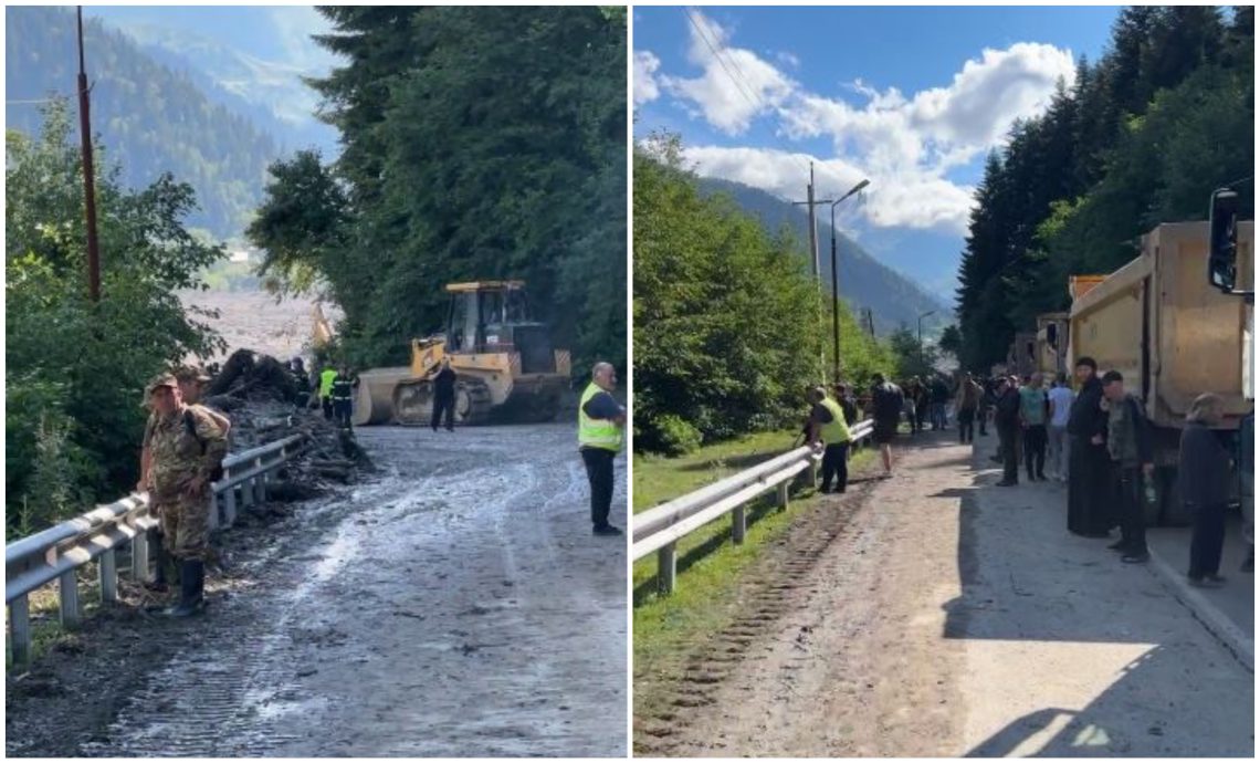 VIDEO: რა ხდება ამ წუთებში სტიქიის ზონაში – უახლესი კადრები ადგილიდან