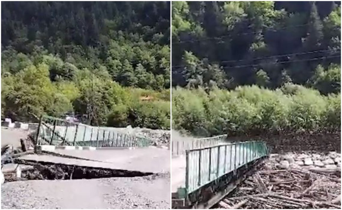 VIDEO: უმძიმესი კადრები რაჭიდან, სადაც ცოტა ხნის წინ მეწყერი ჩამოწვა