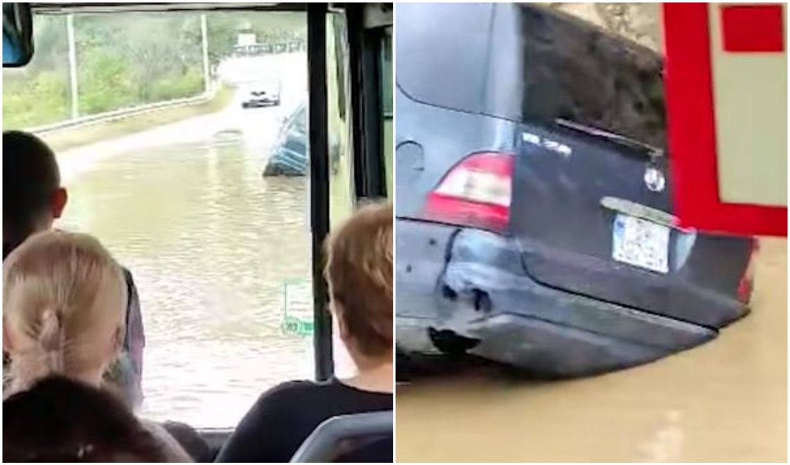 VIDEO: გზა წავკისის ველისკენ ამ წუთებში – ნახეთ, როგორი მდგომარეობაა თბილისში უხვი ნალექის შემდეგ