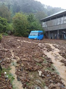 რა მდგომარეობაა სტიქიის შედეგად დაზარალებულ სოფელ ნინოშვილში - ფოტოები