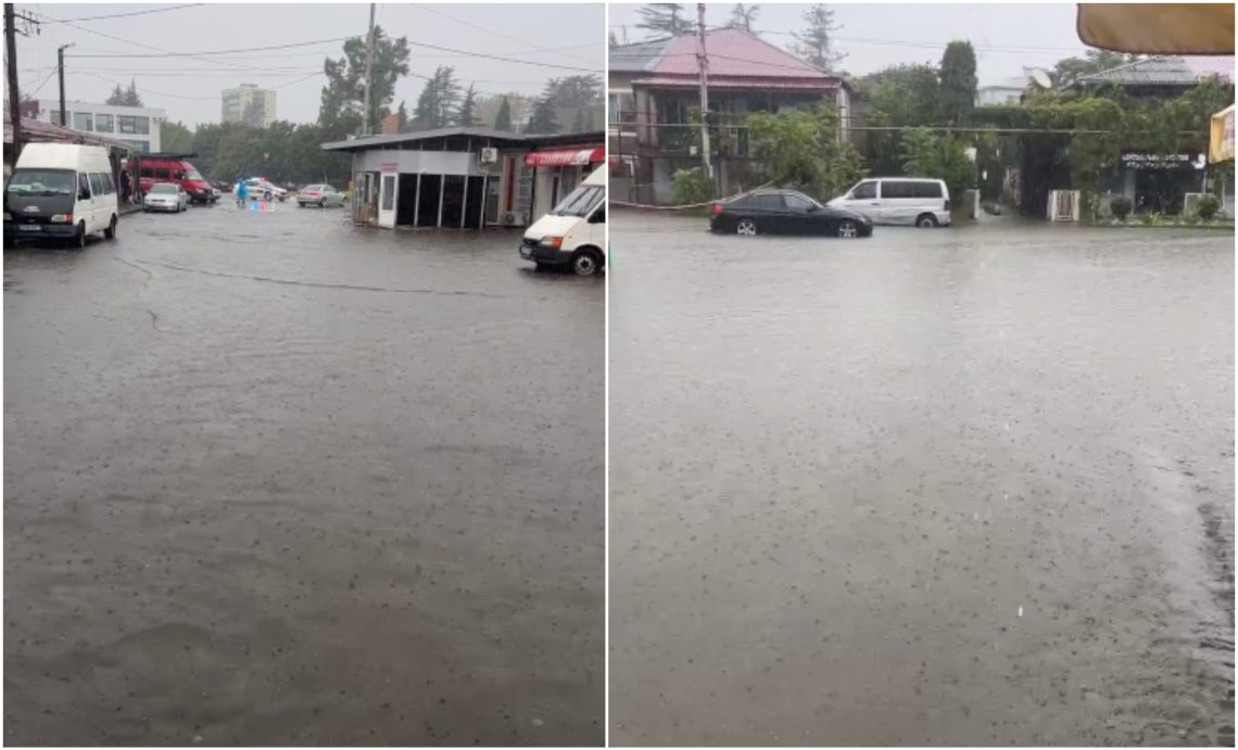 VIDEO: რა მდგომარეობაა ამ წუთებში ოზურგეთში, სადაც სტიქიამ პრობლემები შექმნა