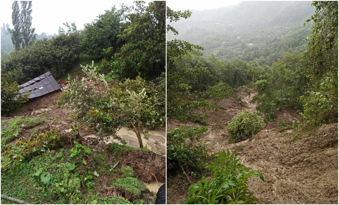 რა მდგომარეობაა სტიქიის შედეგად დაზარალებულ სოფელ ნინოშვილში – ფოტოები