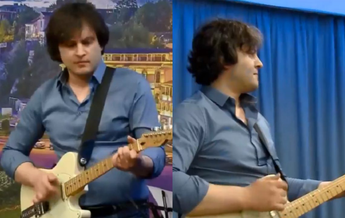 🎥 ირაკლი კობახიძემ Guns N’ Roses-ის სიმღერიდან გიტარის პარტია დაუკრა