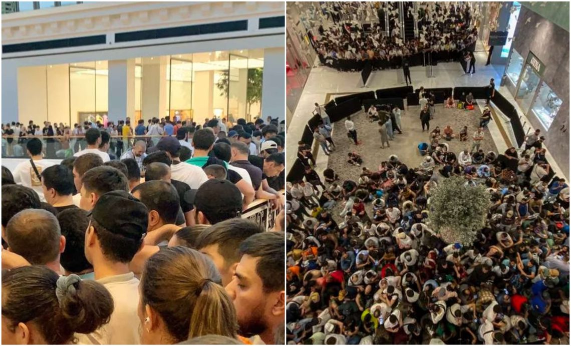 🎥 რა ხდება ამ წუთებში დუბაიში, სადაც iphone 15-ის გაყიდვა დაიწყო