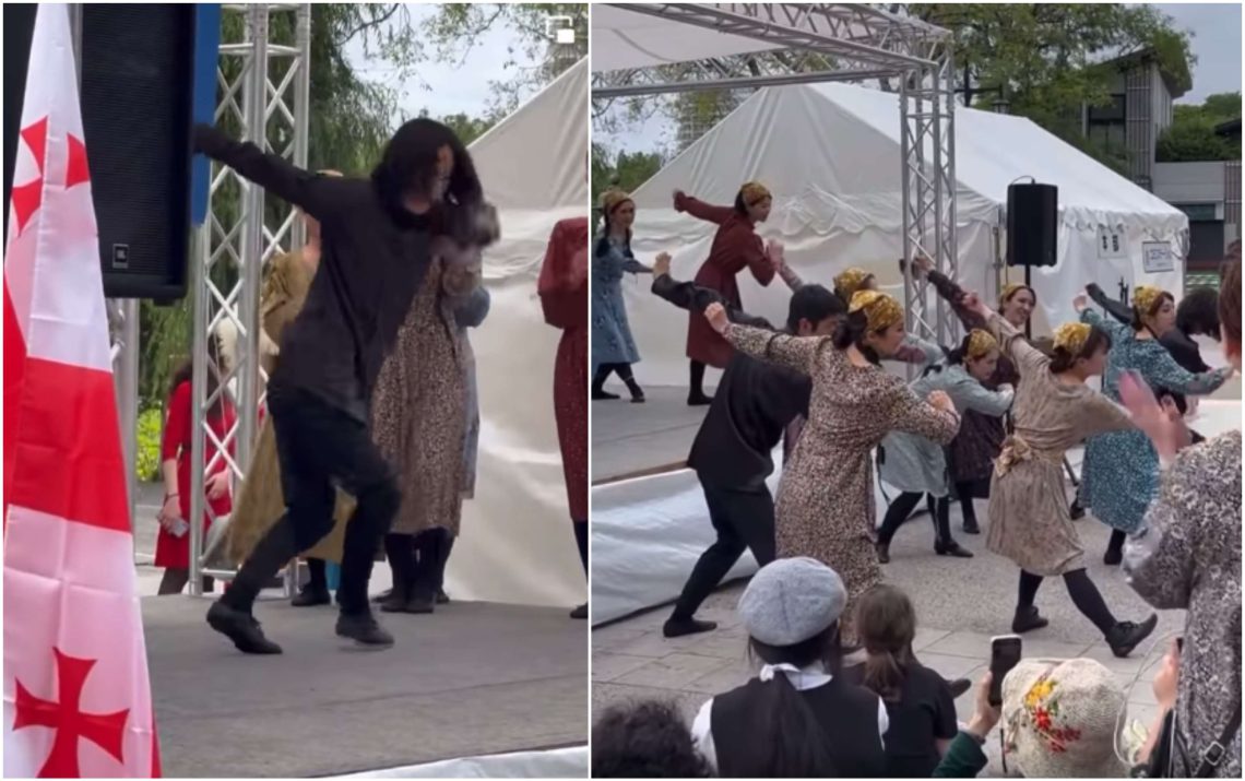 🎥 ტოკიოში, იაპონელების მიერ შესრულებული, “ტაში ბიჭო გიორგუნა” – ვიდეო სოციალურ ქსელს იპყრობს