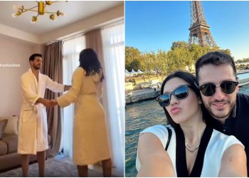 🎥 აცეკვებული ორსული რუსკა ქარქაშაძე მეუღლესთან ერთად – ნახეთ რომანტიკული ვიდეო