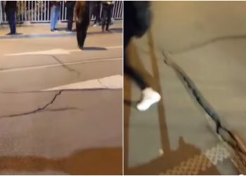 „თბილისში, ბახტრიონის ქუჩას ბზარები გაუჩნდა“ – სოციალურ ქსელში საგანგაშო ვიდეო ვრცელდება