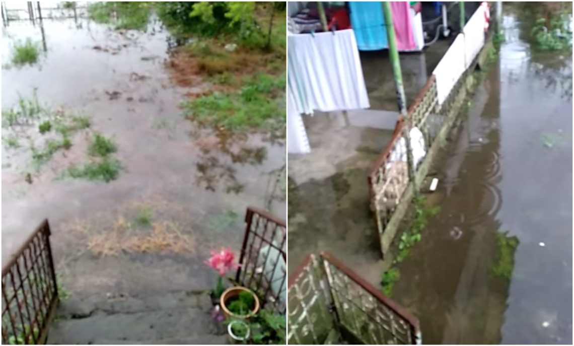 VIDEO: „ასე დაიტბორა ჩემი ეზო…ზამთარში უარესი იქნება“ – კადრები ლანჩხუთიდან