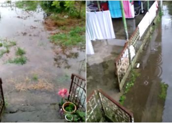 VIDEO: „ასე დაიტბორა ჩემი ეზო…ზამთარში უარესი იქნება“ – კადრები ლანჩხუთიდან