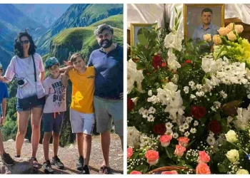 “ძალიან ბევრმა ადამიანმა გაგაცილეთ შორიდან უკანასკნელ გზაზე, შენს უფროს ვაჟკაცთან ერთად” – ზაზა მესხი და მისი ვაჟი დაკრძალეს