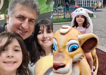 “სამაგალითო მამა” – გია ბაღაშვილი შვილებთან ერთად გადაღებულ კადრებს გვიზიარებს