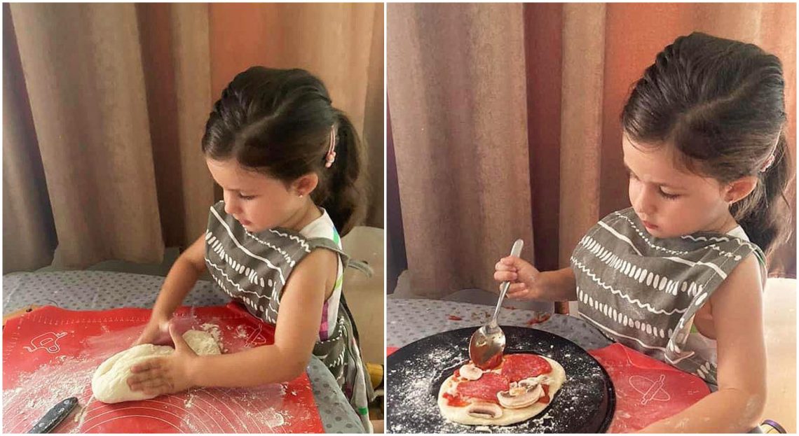 “ალისკას გაკეთებული პიცა” – სოფო ნიჟარაძე შვილის  ფოტოებს გვიზიარებს