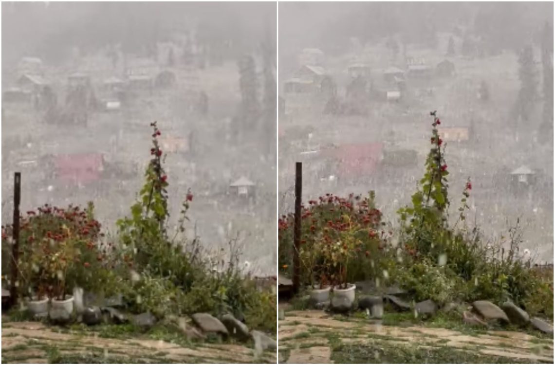 VIDEO: ბახმაროში პირველი თოვლი მოვიდა