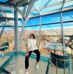 📷 ორსული რუსკა ქარქაშაძე წალკის კანიონიდან ულამაზეს ფოტოებს აქვეყნებს