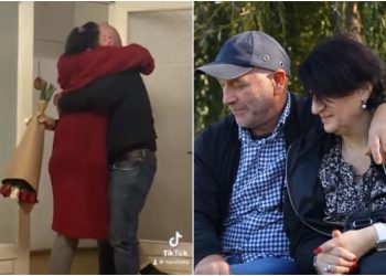 🎥 მეოთხე კლასიდან დაწყებული სიყვარულის ისტორია – წყვილი, რომლის შეხვედრის კადრებმა სოციაური ქსელი დაიპყრო