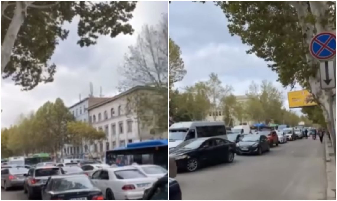 🎥 “ერთი დიდი შეფერხებაა უკვე თბილისი” – რა ხდებოდა ცოტა ხნის წინ წერეთლის გამზირზე