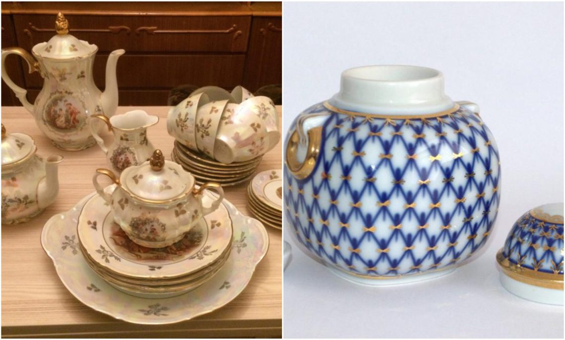 ძველი საბჭოური ჭურჭელი, რომელზეც დღეს კოლექციონერებში მოთხოვნაა