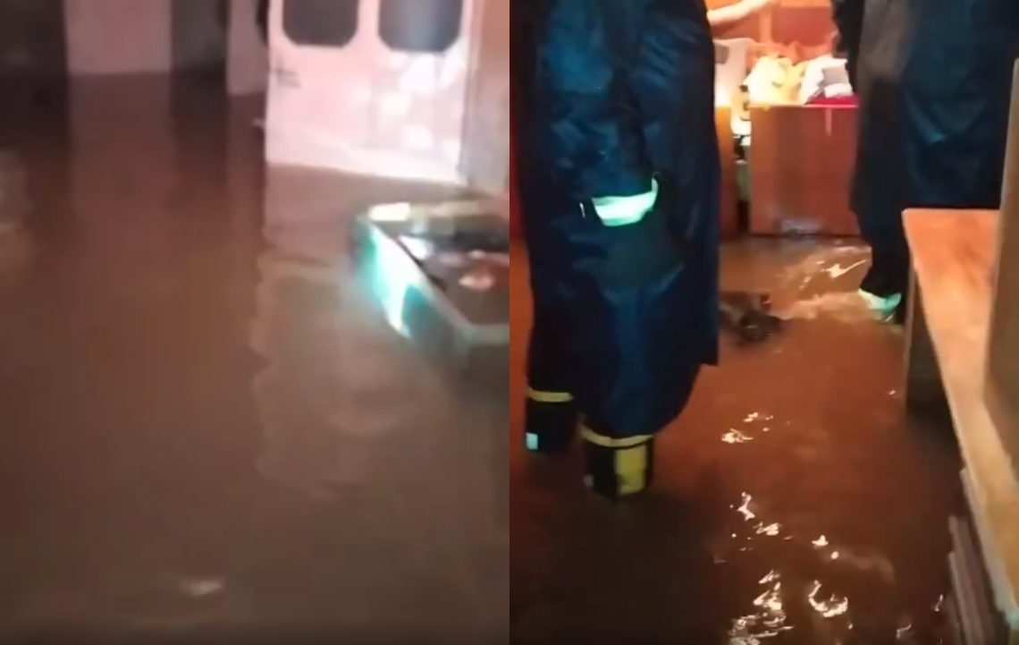 🎥 გურია ისევ სტიქიას ებრძვის – ძლიერი წვიმის შედეგად ქუჩები და სახლები დაიტბორა