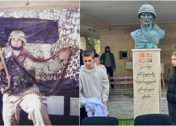 “ეროვნული გმირის გიორგი ანწუხელიძის ბიუსტი შვილებმა მამის მშობლიურ სოფელში გახსნეს” – რა ინფორმაცია ვრცელდება