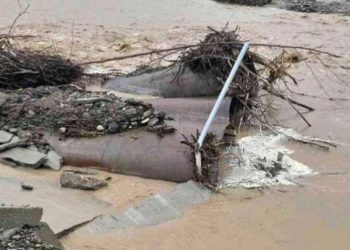 უხვმა ნალექმა ხორეთში ხიდი წაიღო