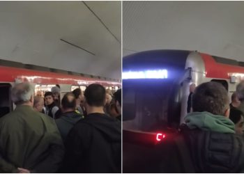 🎥 “დღეს იმდენი ხალხი იყო გამოსვლას თხოვდნენ მგზავრებს” – მეტროში გადაღებული რა კადრები ვრცელდება სოციალურ ქსელში