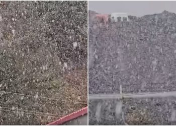 🎥 “ძლიერი თოვლი  ყახზბეგში” – ნახეთ კობში გადაღებული კადრები