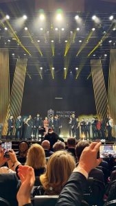 🎥რა კადრებს აქვეყნებს ნიცა თავაძე “ოქროს ბურთის” დაჯილდოებიდან