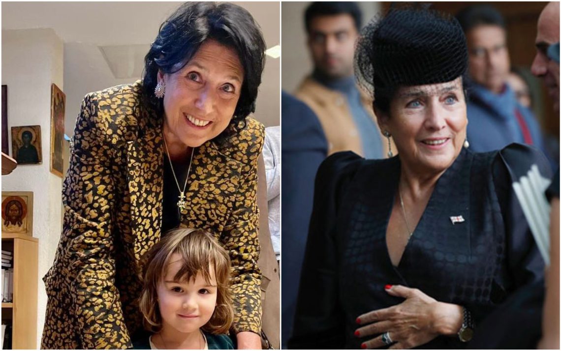 “ეს კი პირველი სურათი გაქრისტიანებულ მარიამთან” – სალომე ზურაბიშვილი შვილიშვილთან გადაღებულ ფოტოს აქვეყნებს