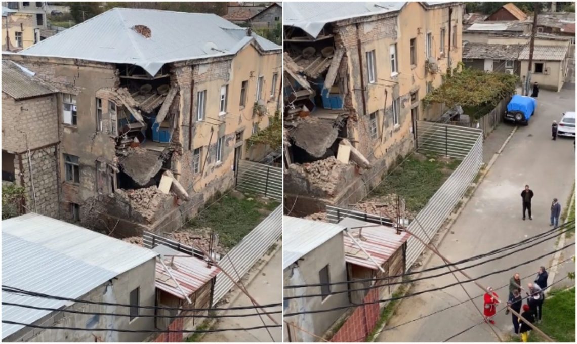 🎥 “სანზონაში კორპუსის ნაწილი ჩამოინგრა” – რა ვითარებაა ადგილზე