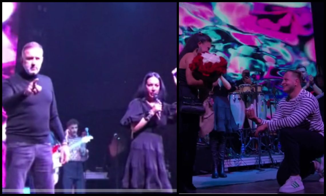 🎥 ყველაზე ოროგინალური ხელის თხოვნა – ემოციური კადრები ლელა წურწუმიას კონცერტიდან