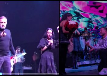 🎥 ყველაზე ოროგინალური ხელის თხოვნა – ემოციური კადრები ლელა წურწუმიას კონცერტიდან