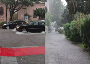 🎥 რა ხდება ამ წუთებში ბათუმში, სადაც ძლიერი წვიმის შედეგად, ქუჩები დაიტბორა