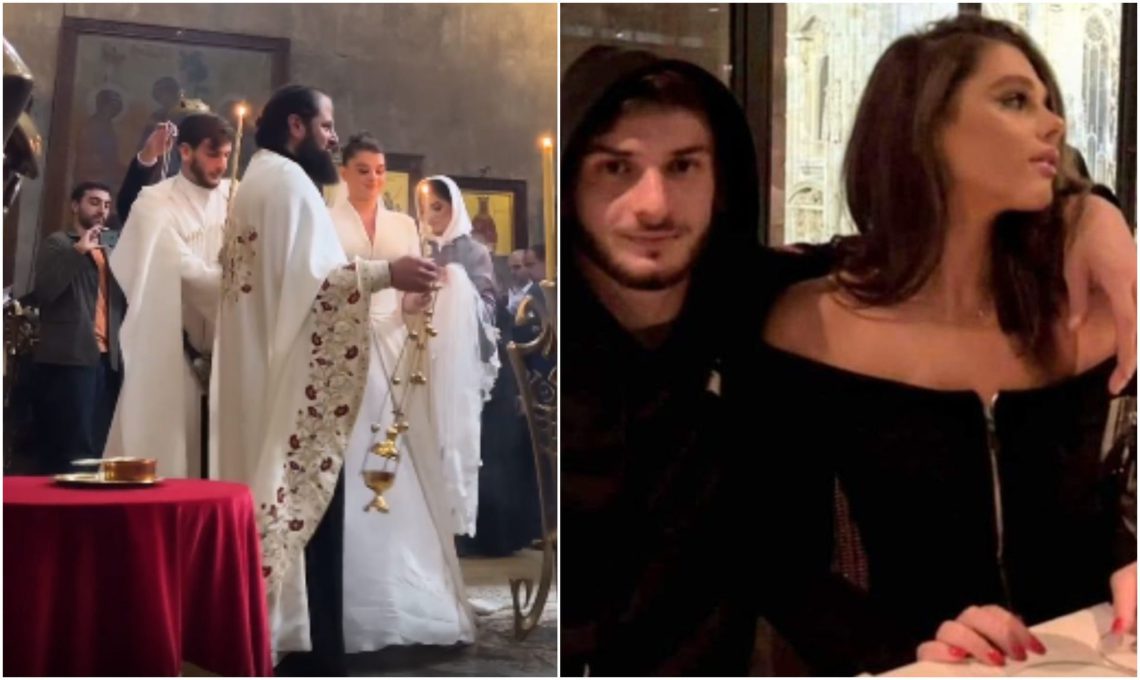 🎥 როგორ გამოიყურებიან ნიცა და ხვიჩა ქორწილში – წყვილმა ჯვარი ახლახანს დაიწერა